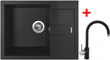 Sinks AMANDA 650 Metalblack + Vital...